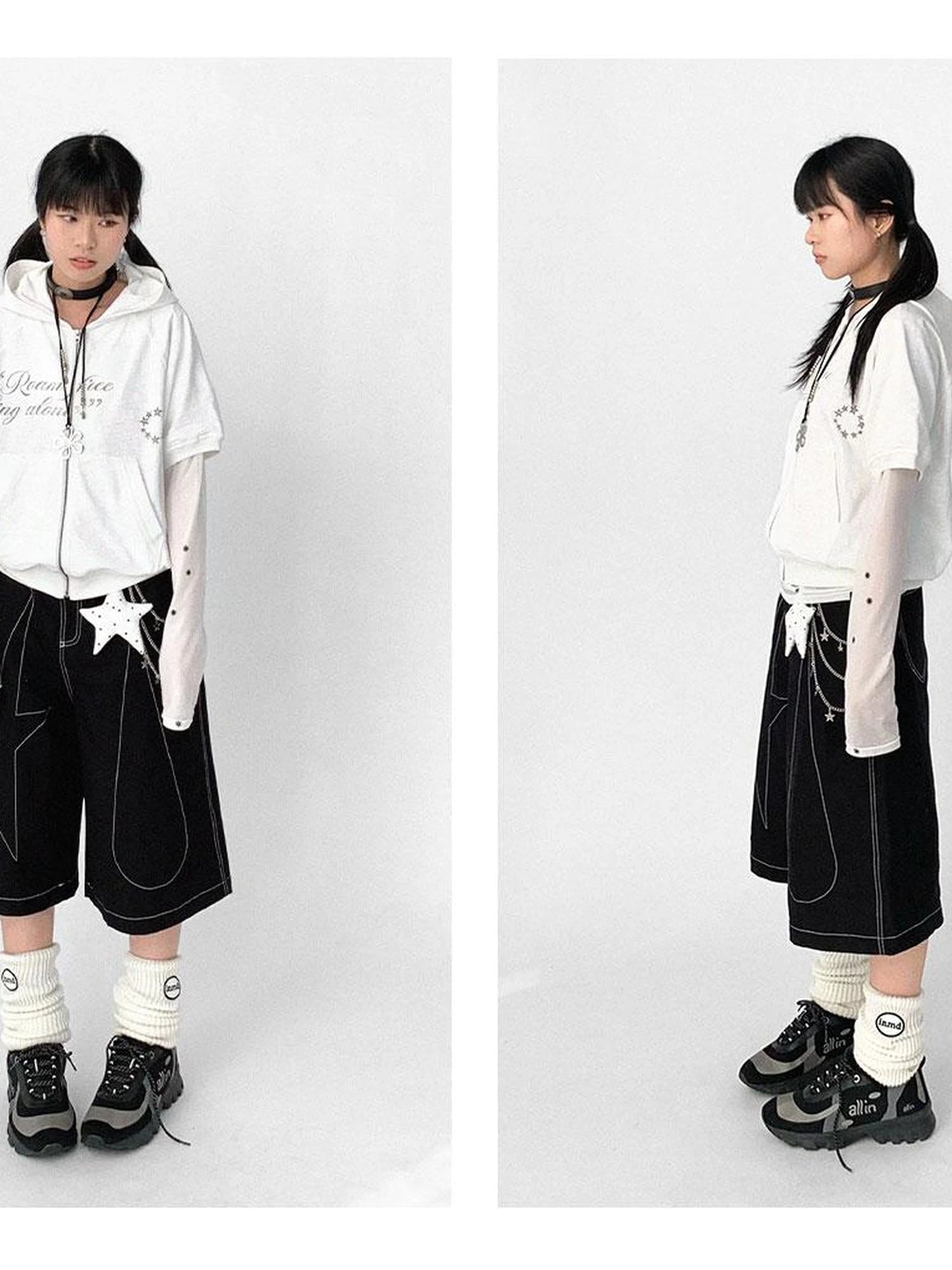 Roam Free Sing Alone Vintage Washed Hooded Short Sleeve Top