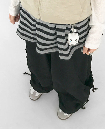 Roam Free Sing Alone Vintage Washed Hooded Short Sleeve Top