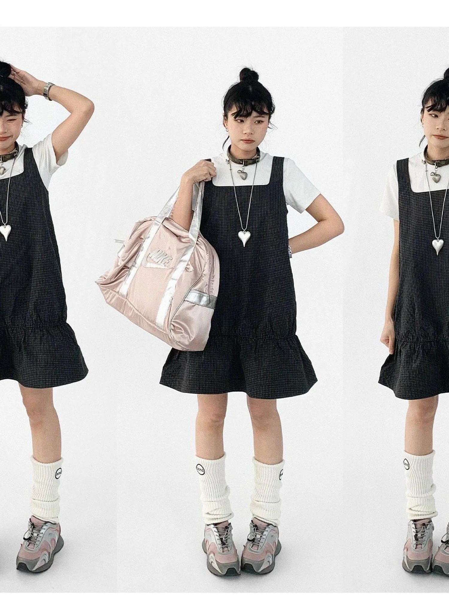 Ruffle Square Neck Strapless A Line Dress