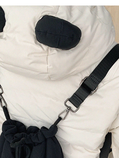 Seaside Diary Quilted Anti Shock Drawstring Backpack