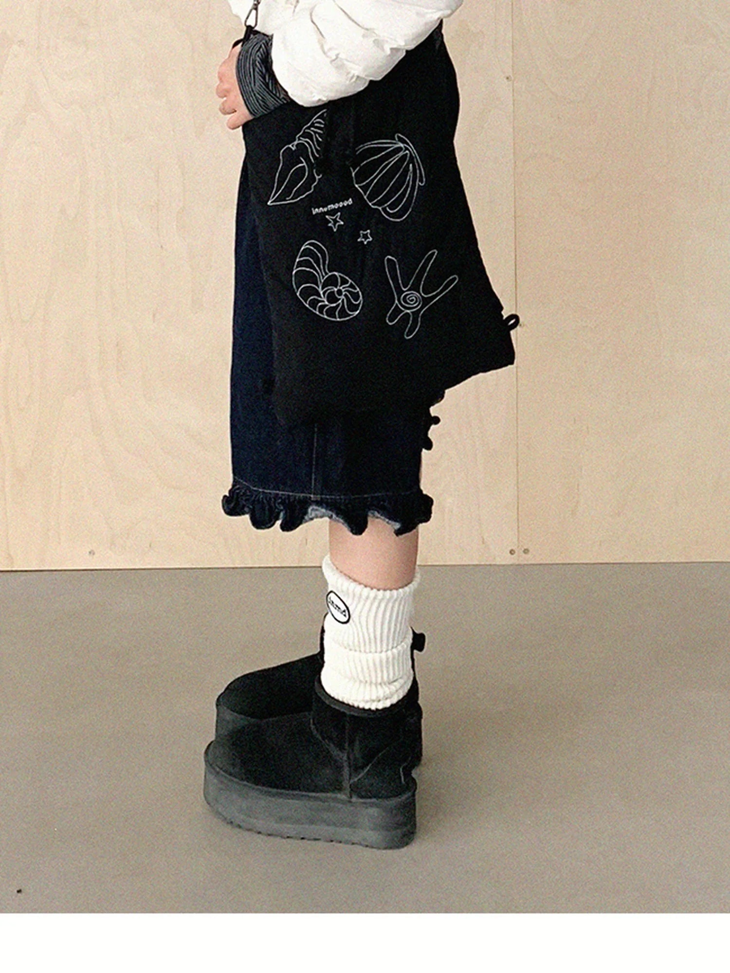 Seaside Diary Quilted Anti Shock Drawstring Backpack