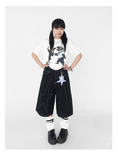 Shell Note Star Pendant Necklace