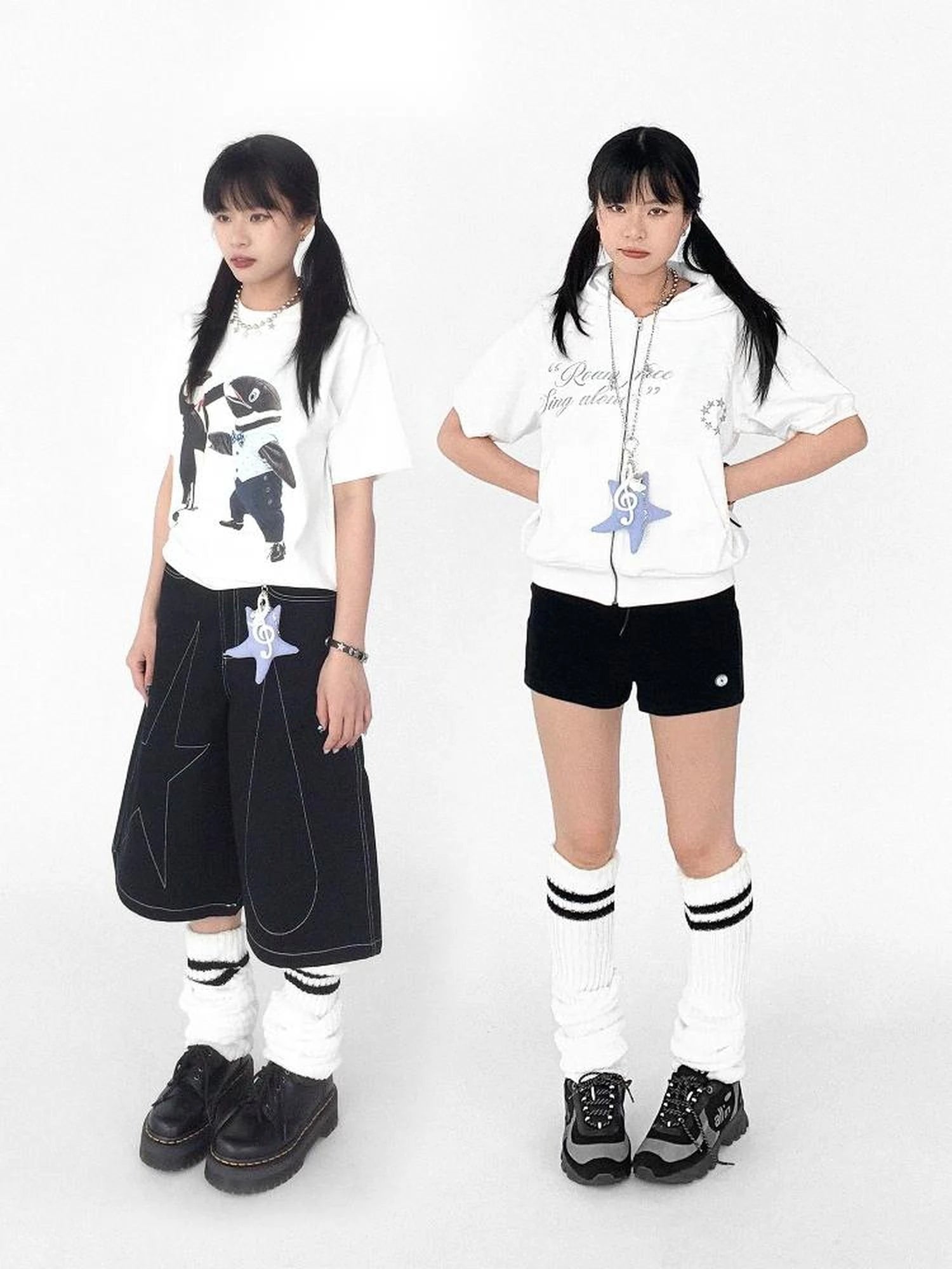 Shell Note Star Pendant Necklace