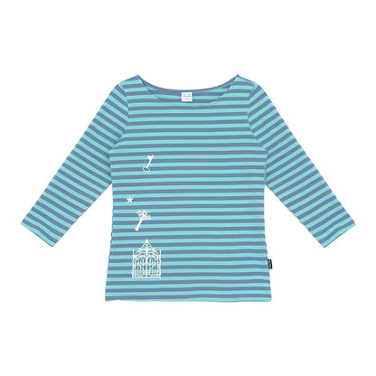 innomoood_Silver_Foil_Print_Colorful_Striped_Round_Neck_Women&