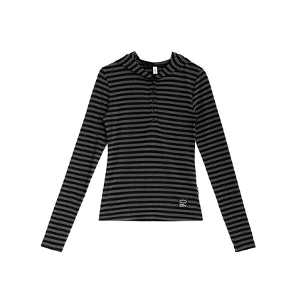 innomoood_Slim_Fit_Striped_Hooded_Long_Sleeve_Casual_Comfortable_Women_T-Shirt_MISSTT