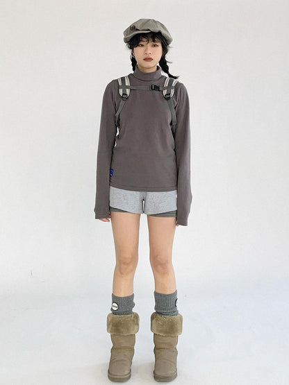 innomoood Soft Brushed High Neck Thermal Base Layer Long Sleeve