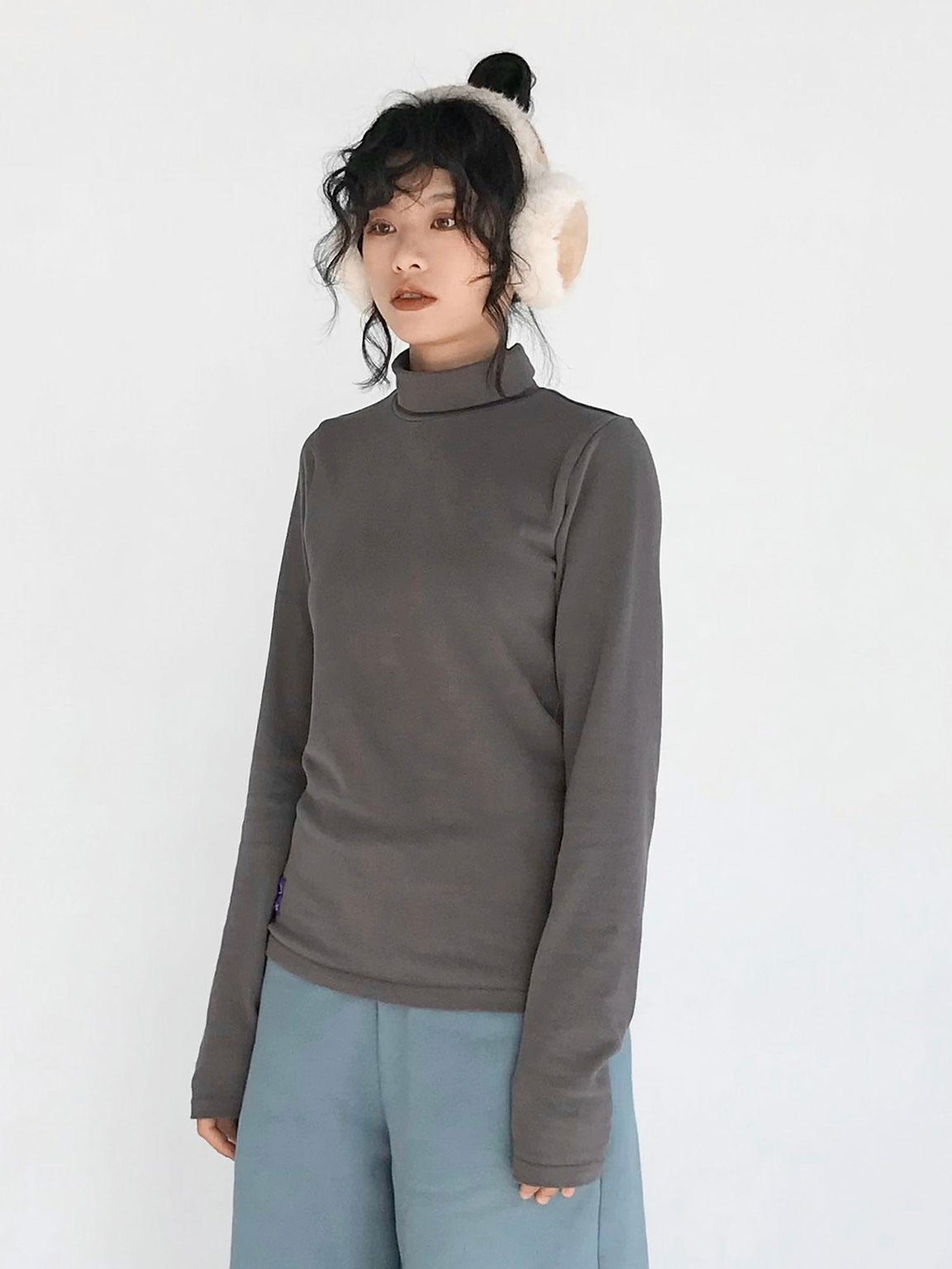 innomoood Soft Brushed High Neck Thermal Base Layer Long Sleeve