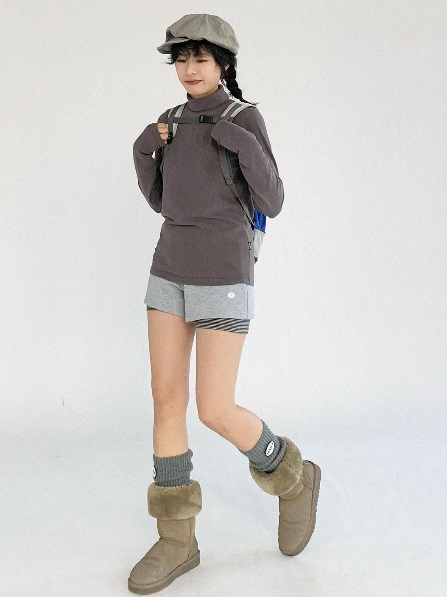 innomoood Soft Brushed High Neck Thermal Base Layer Long Sleeve