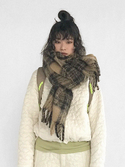 Star Embroidered Quilted Cargo Pants