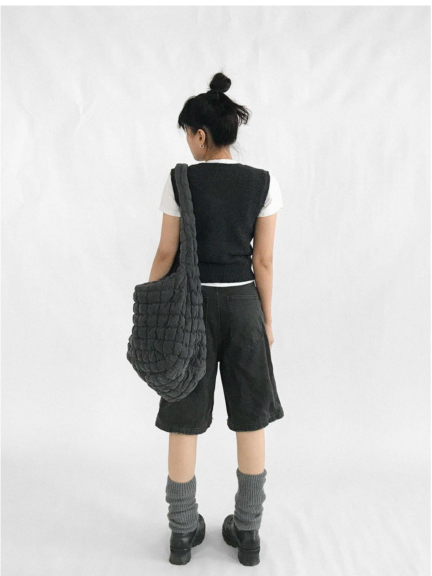 innomoood Star Jacquard Wool Blend Vest