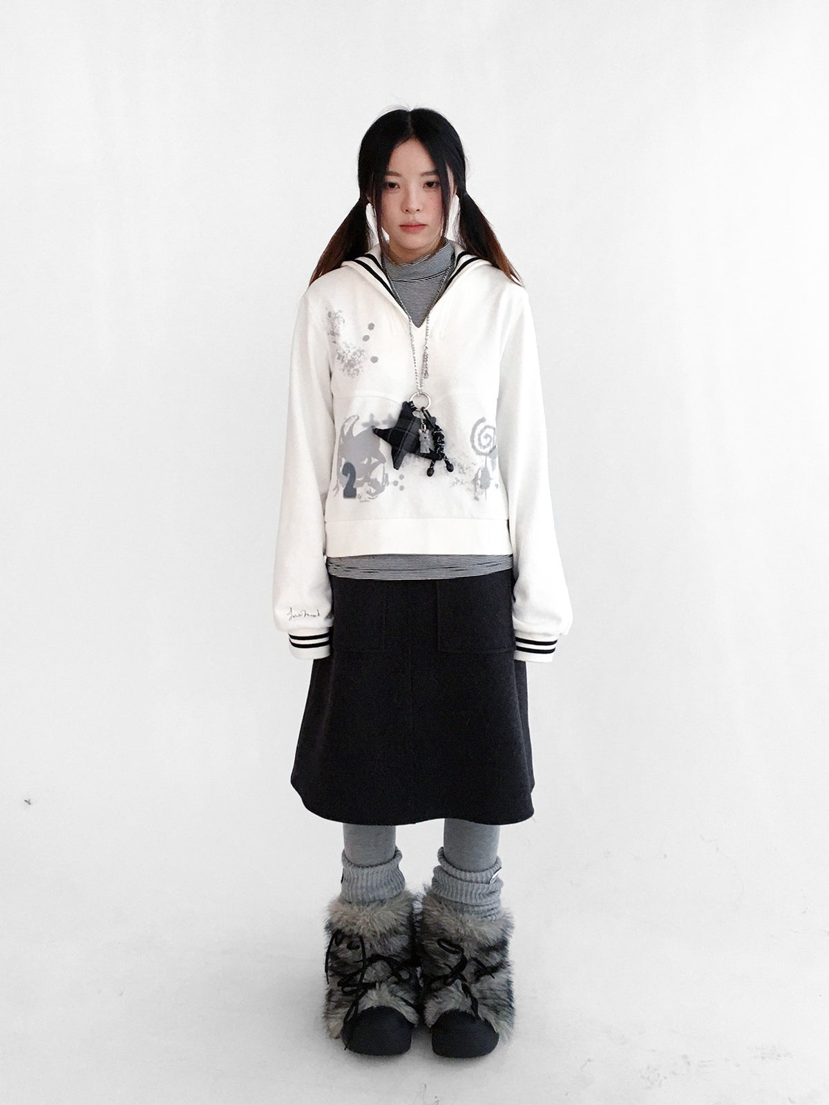 innomoood Star Plaid Filled Women&