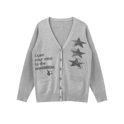 innomoood_Star_Print_Cartoon_V-neck_Loose_Fit_Long_Sleeve_Women&