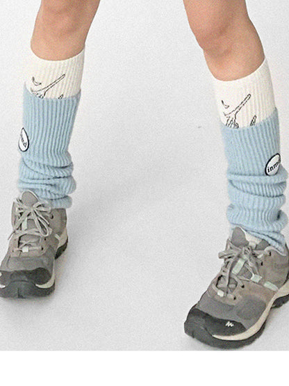 innomoood Star Rail Dyed Heart Print Washed Oversized Hoodie