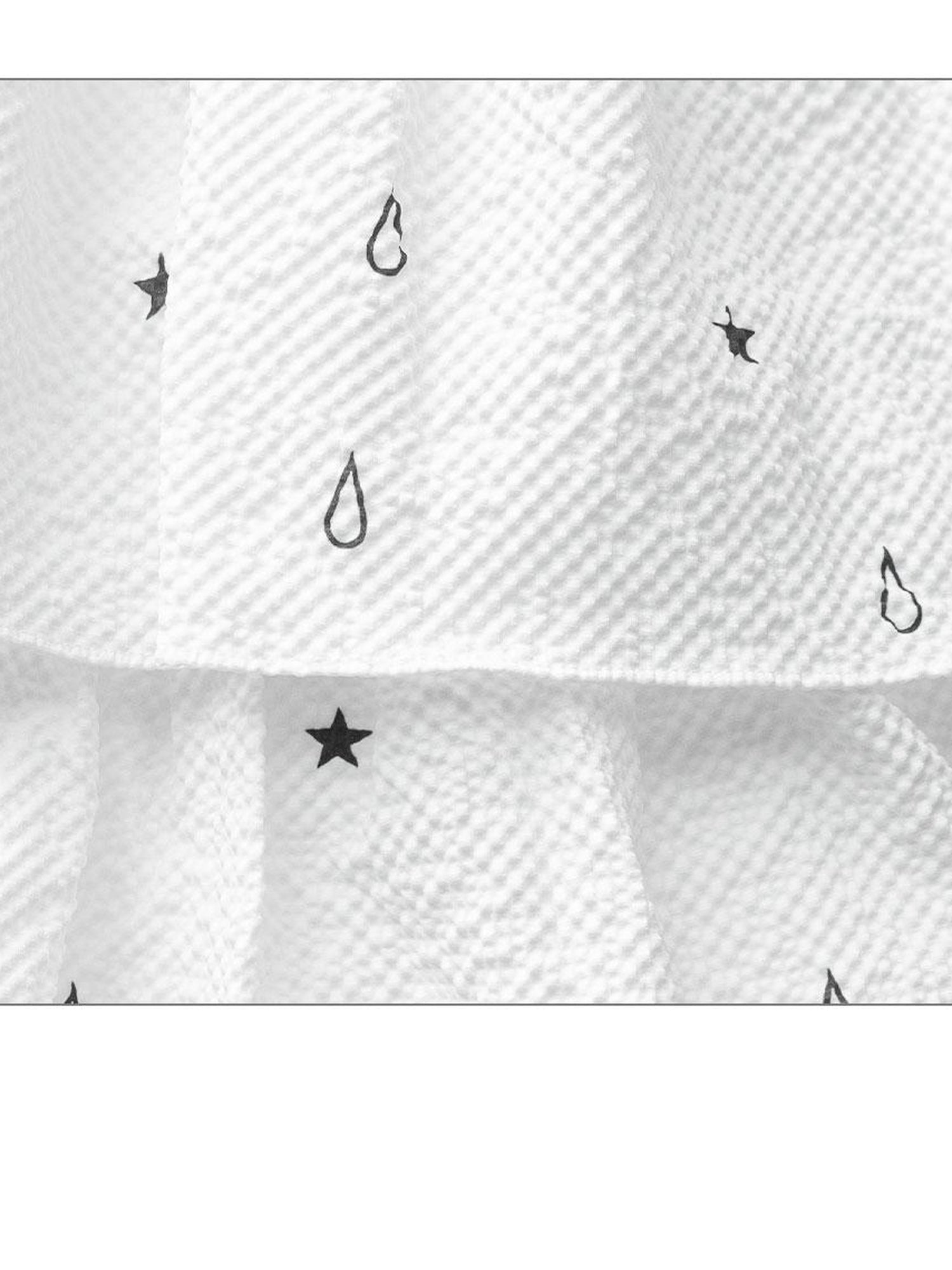 innomoood Starfall Textured Print A Line Skirt