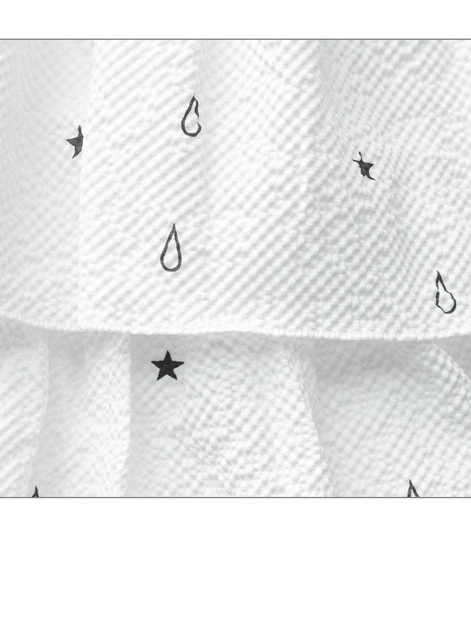 Starfall Textured Print A Line Skirt