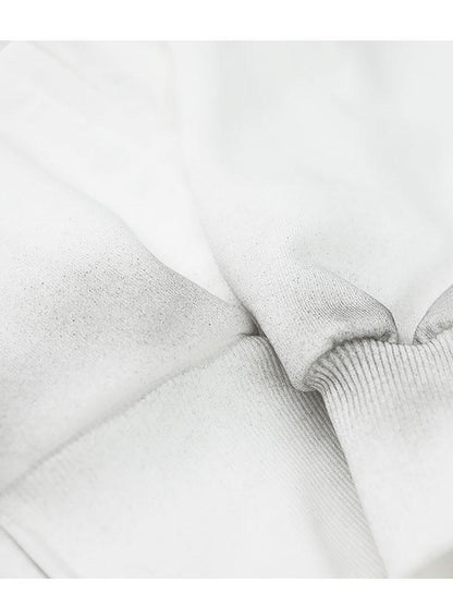 innomoood Starring Dirty Hoodie Print Cardigan
