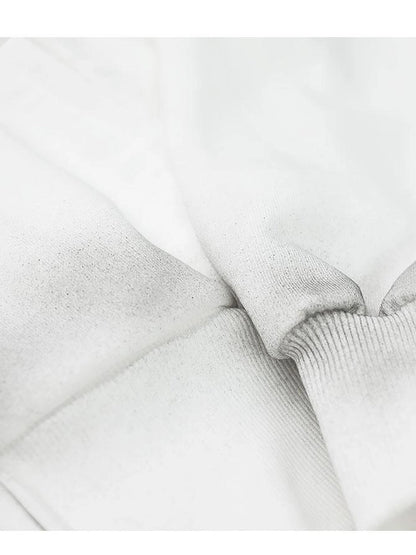 Starring Dirty Hoodie Print Cardigan