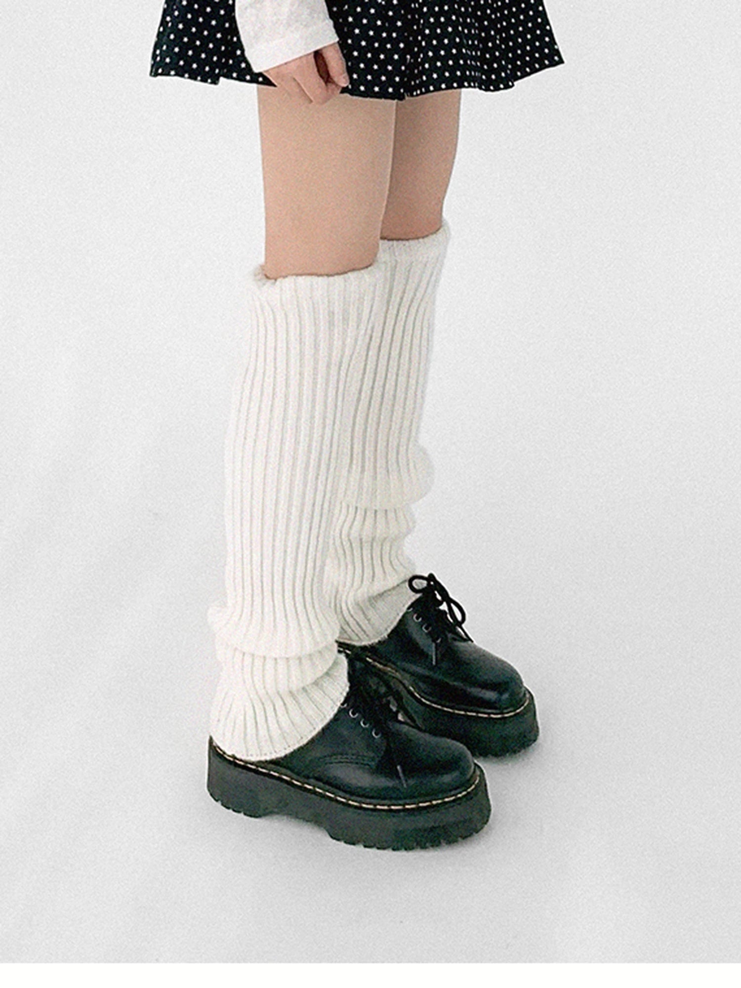 Starry Dot Print Tiered Tulle Skirt