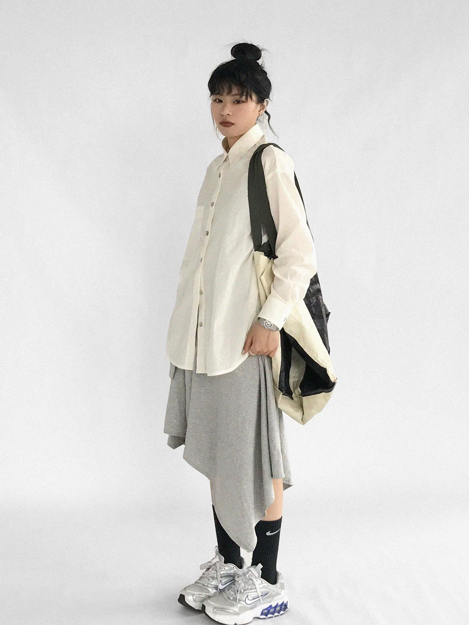 innomoood Strappy A Line Dress With Tie Waist And Heart Logo
