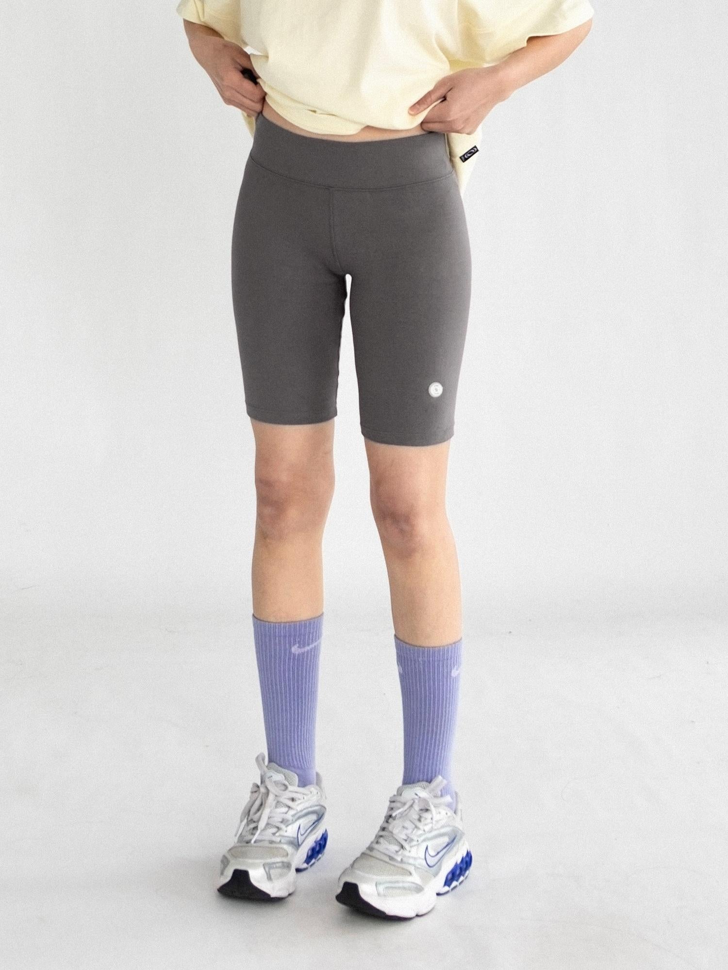 innomoood Stretch Fit Cotton Knit Yoga Training Shorts