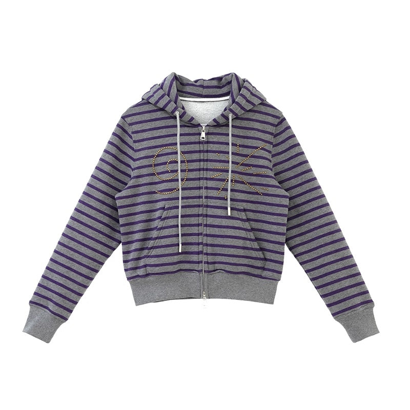 innomoood_Studded_Cropped_Terry_Zip_Hooded_Loose_Fit_Commuter_Striped_Women_Hoodies_MISSTT
