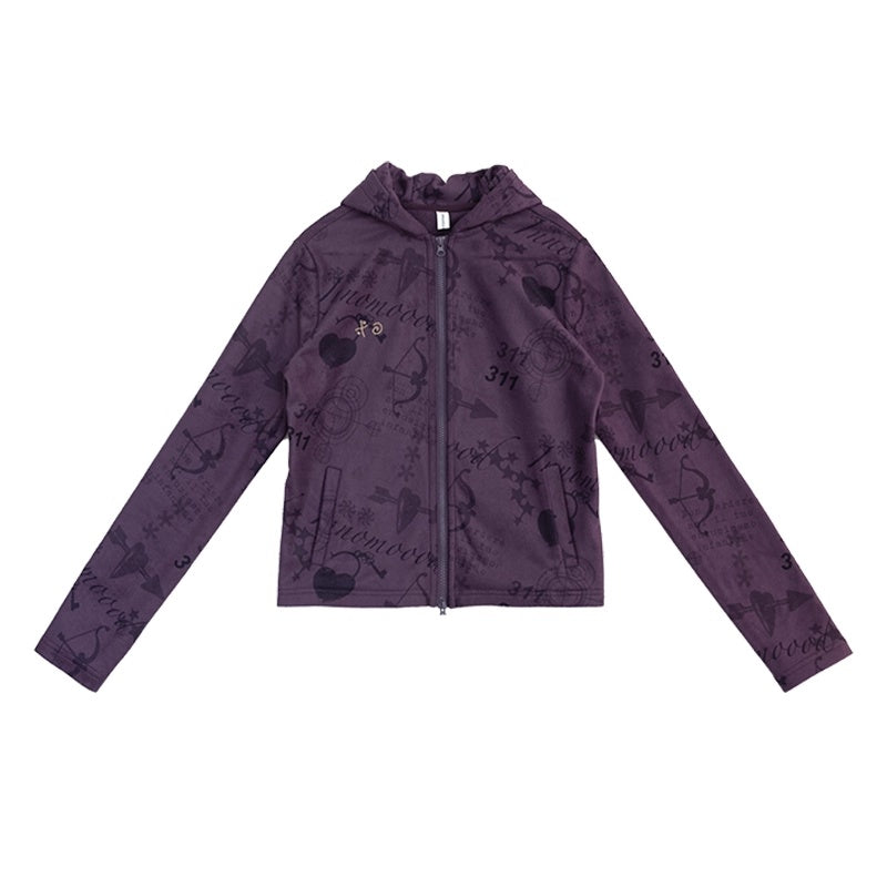 innomoood_Stylish_Cropped_Zip_Up_Printed_Hooded_Women_100_Percent_Other_Material_Hoodies_MISSTT