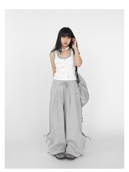 innomoood Tear Star Print Slimming Knit Vest