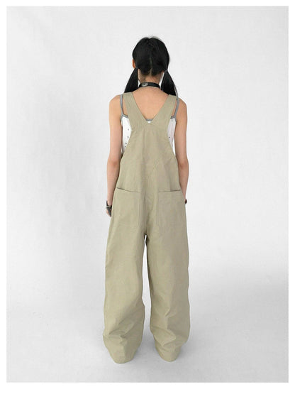 Tear Stars Raw Edge Applique Overalls