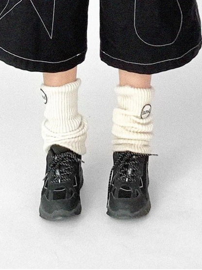 Tears Star Black Contrast Trim A Line Cropped Culottes