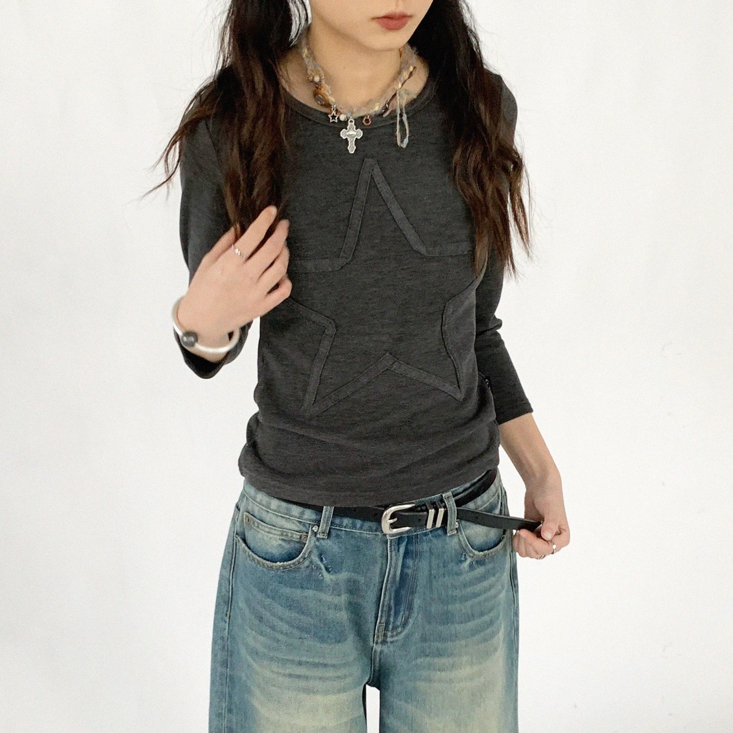 innomoood_Thermal_Teddy_Y2k_Layering_Top_V-neck_T-shirt_Long_Sleeve_MISSTT