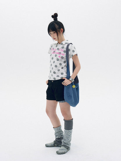 innomoood Tricolor Reversible Washed Distressed Large Capacity Women&