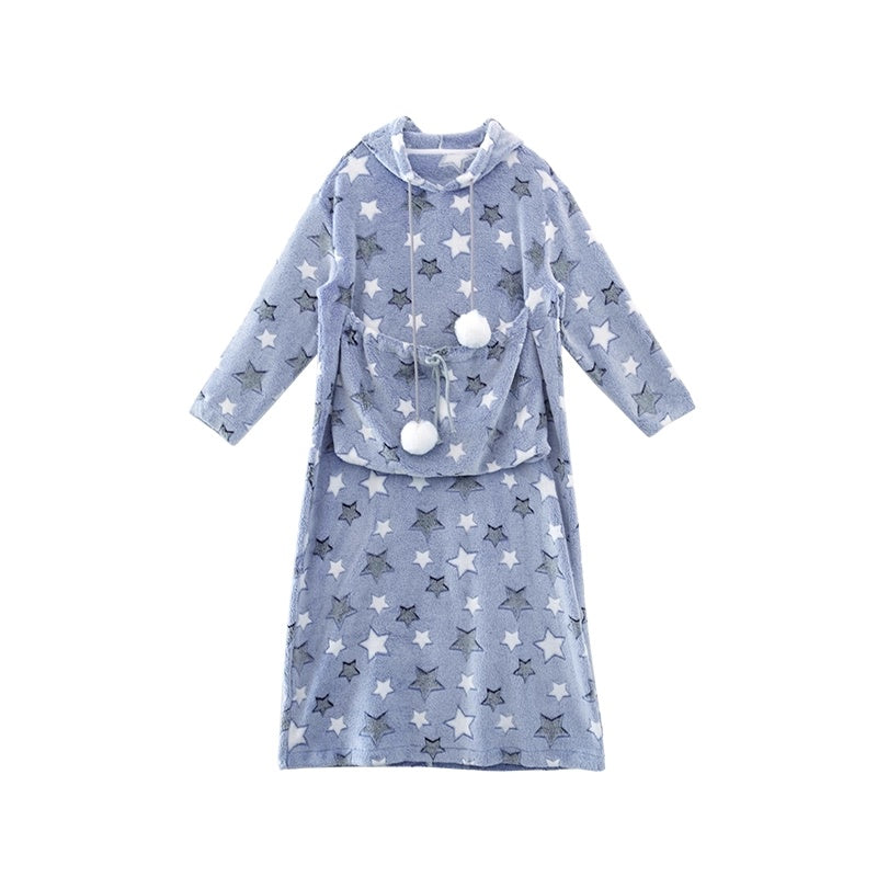 innomoood_Ultra_Soft_Plush_Longline_Cartoon_Loungewear_For_Women_Hoodies_MISSTT