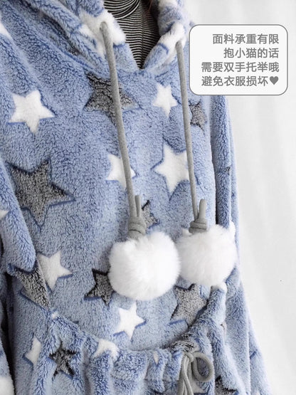 innomoood_Ultra_Soft_Plush_Longline_Cartoon_Loungewear_For_Women_Hoodies_MISSTT