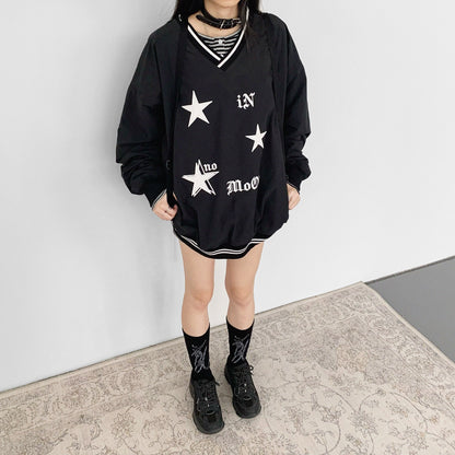 innomoood_V-Neck_Fleece_Oversized_Cropped_Sweatshirt_MISSTT