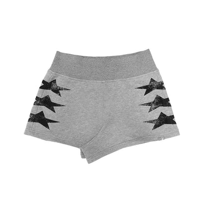 innomoood_Versatile_Star_Gray_Casual_Straight_Cut_Natural_Waist_Women_Shorts_Short_MISSTT