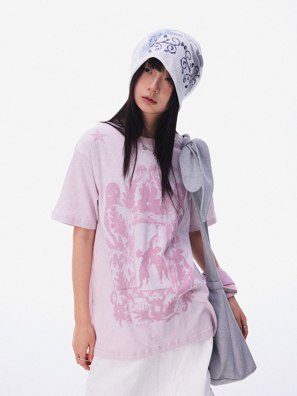 innomoood Vintage Floral Vine Print Brimless Women&