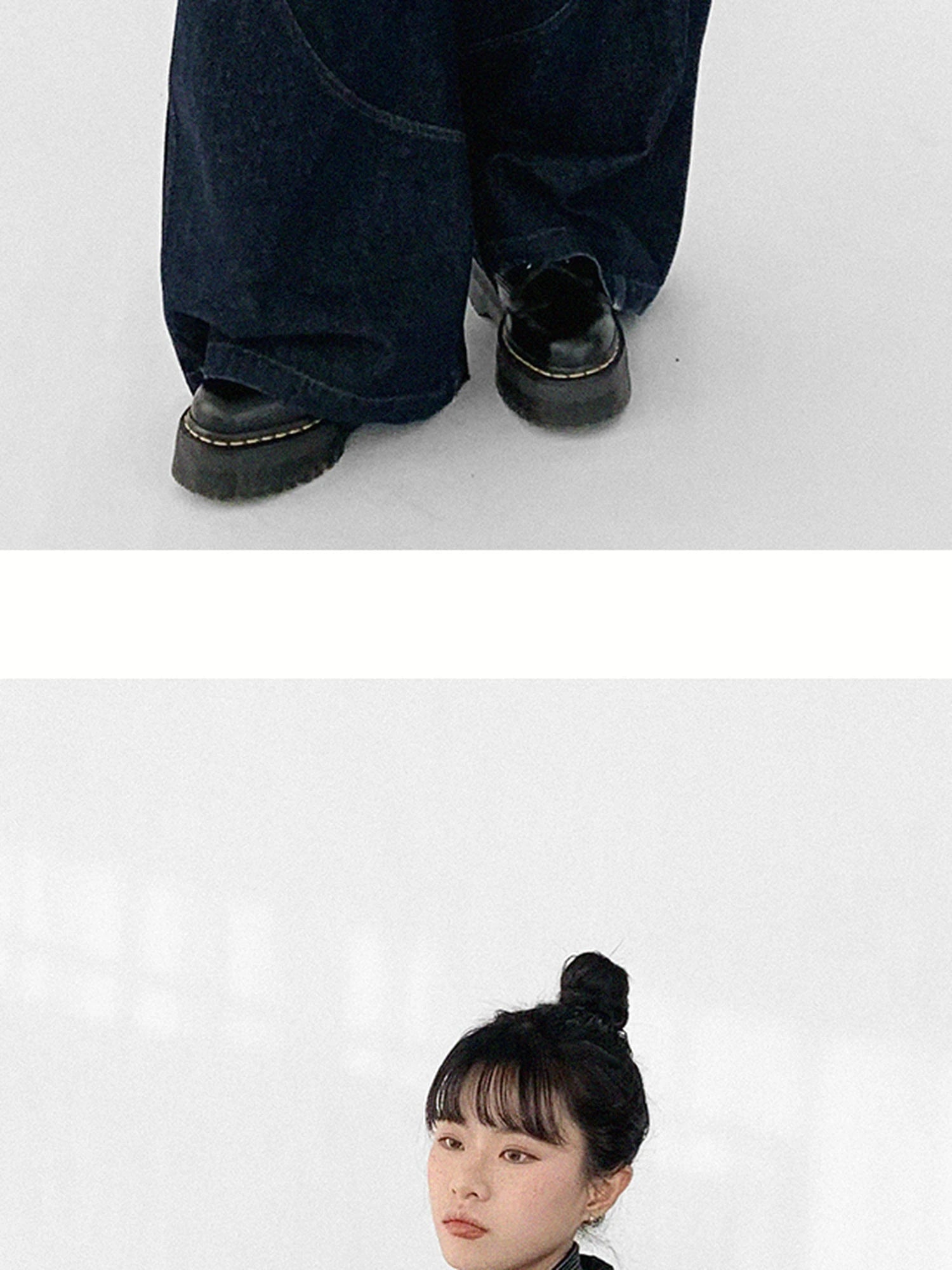 Vintage Washed Denim Jacket Unisex Cropped Trucker