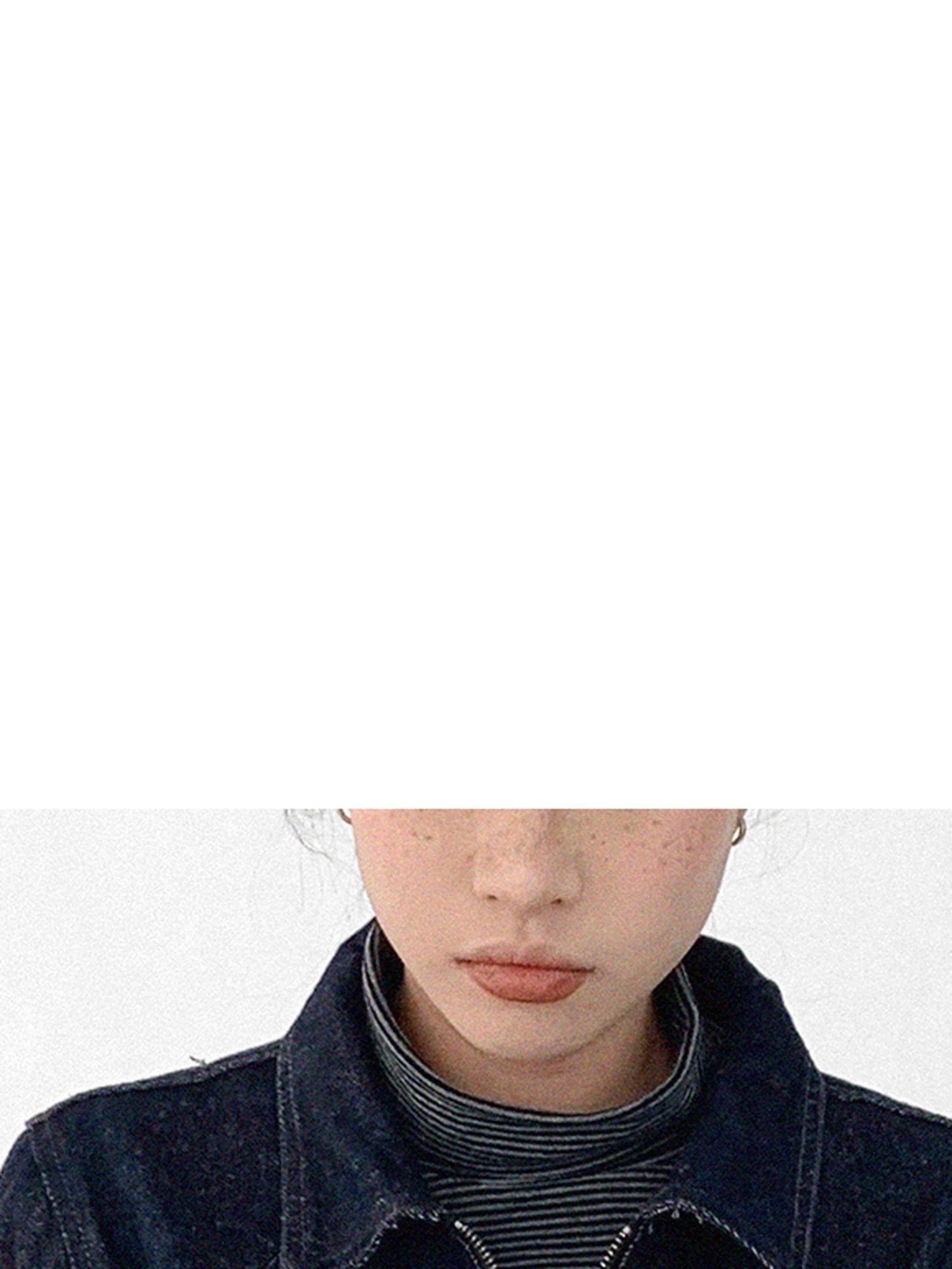 Vintage Washed Denim Jacket Unisex Cropped Trucker