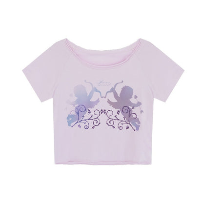 innomoood_Water_Blue_Cherry_Pink_Printed_Frayed_Asymmetrical_Women&