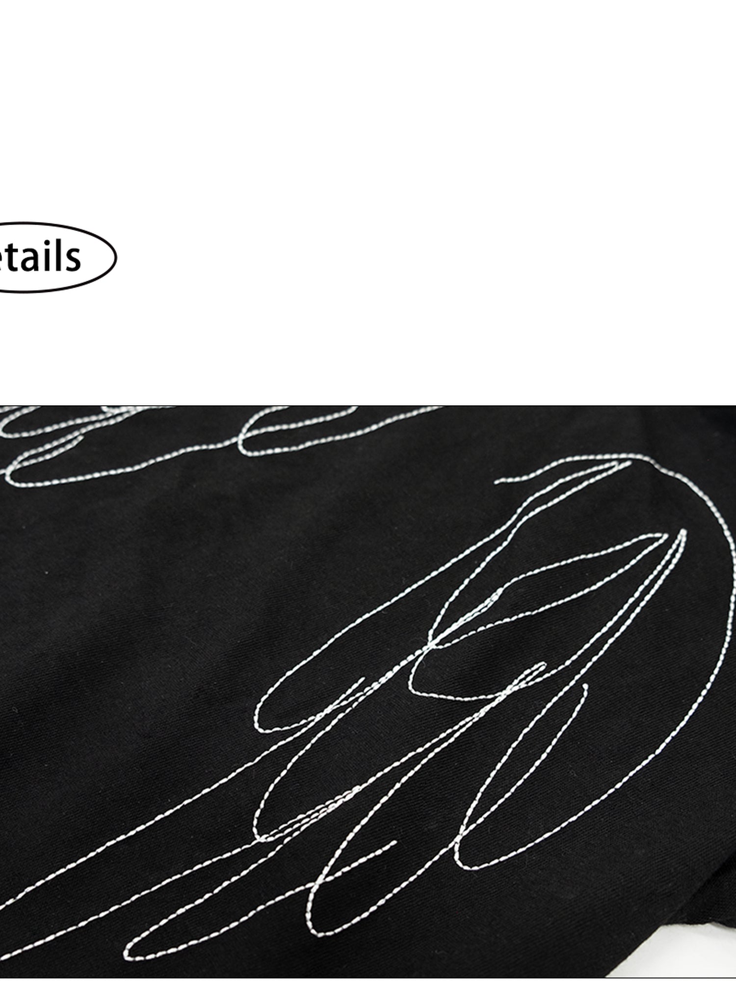 innomoood Wings Embroidered Y2K Print Layering Tee