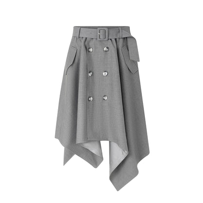 itsdinn_Asymmetric_Double_Breasted_Flared_Women&