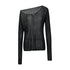itsdinn_Black_Deep_V-neck_Drop_Shoulder_Long_Sleeve_Lightweight_Loose_Women&
