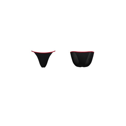 itsdinn_Black_White_Gold_Leopard_Thin_Red_Straps_Half_Cup_Underwire_Women&