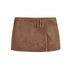 itsdinn_Brown_Suede_Two_Panel_Low_Waist_Patchwork_Built_In_Shorts_Women&
