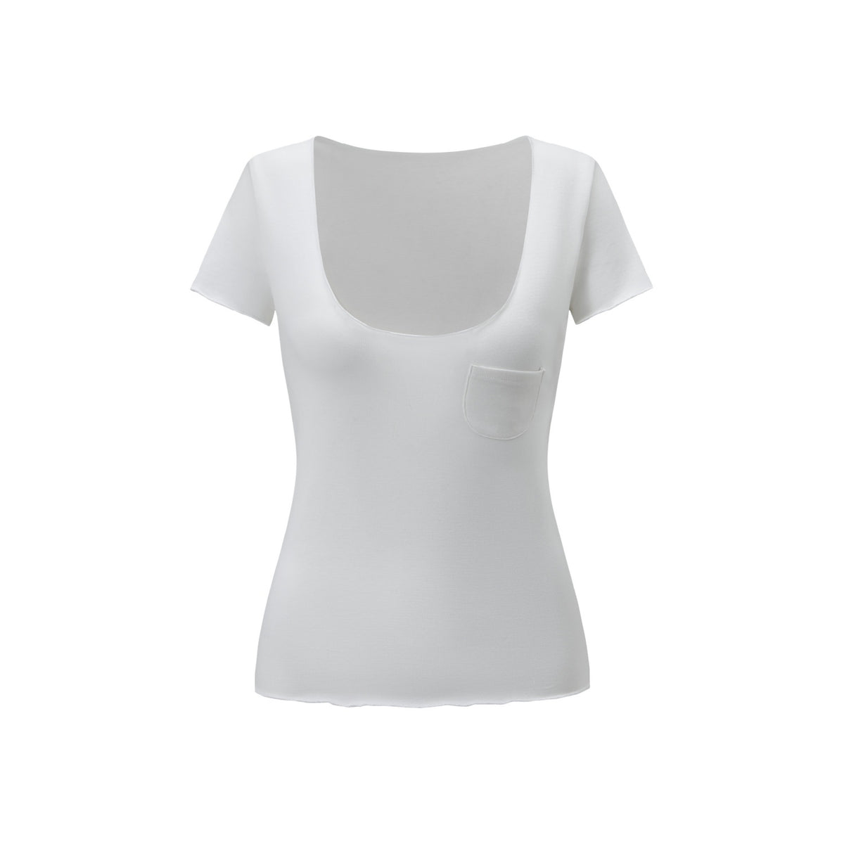 itsdinn_Casual_Deep_U_Neck_Pocket_Waist_Cinch_Women&