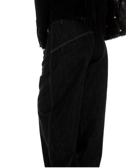 itsdinn Colorblock Low Rise Loose Women&
