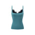 itsdinn_Colorblock_Square_Neck_Faux_Two_Piece_Waist_Slim_Women&