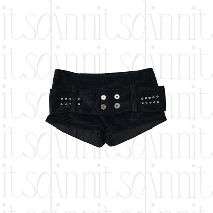itsdinn_Corduroy_Wide_Waistband_Stud_Button_Low_Waist_Women&