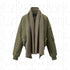 itsdinn_Green_Detachable_Scarf_Placket_Button_Bomber_Women&