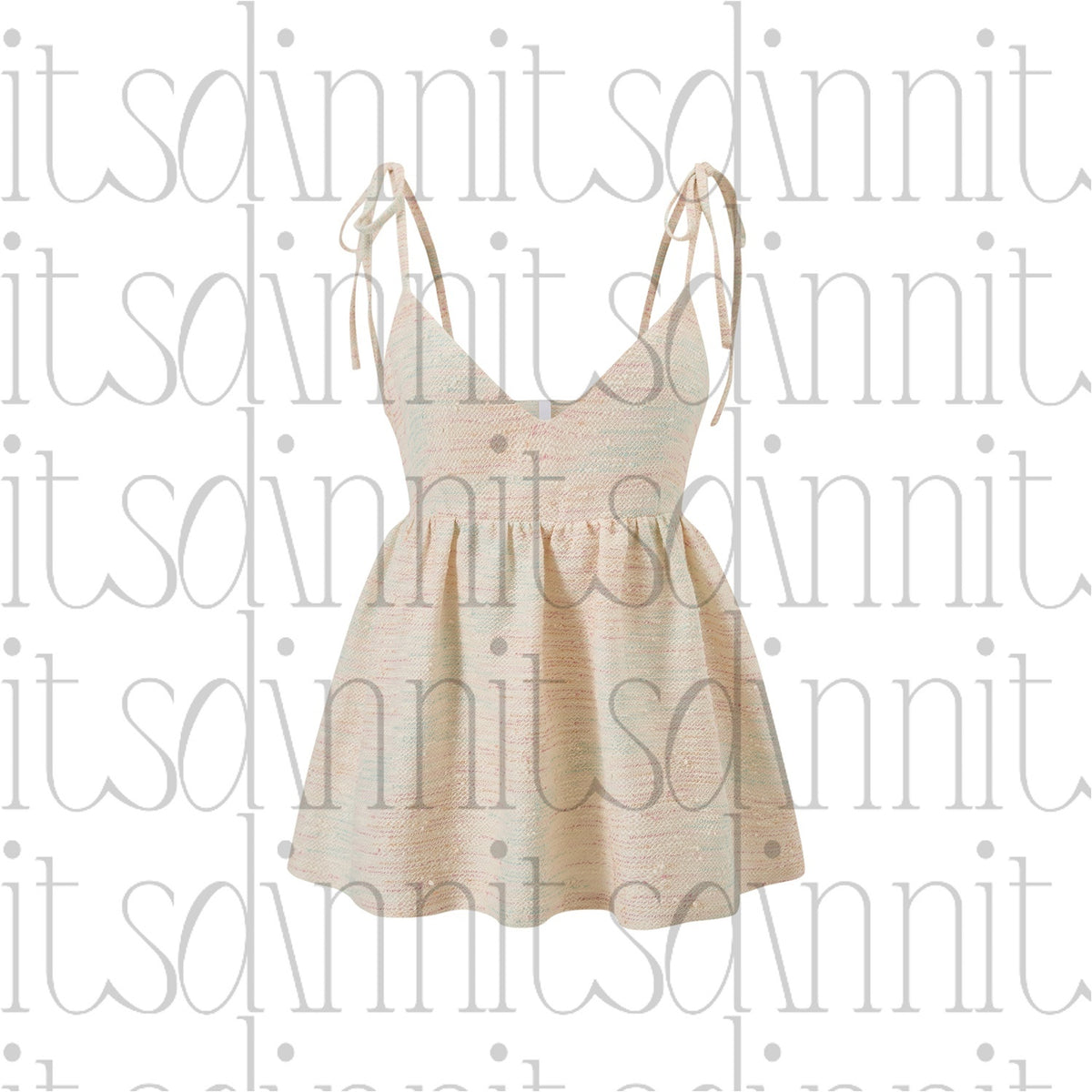 itsdinn_Ice_Cream_Color_Adjustable_Straps_Loose_Puff_Women&
